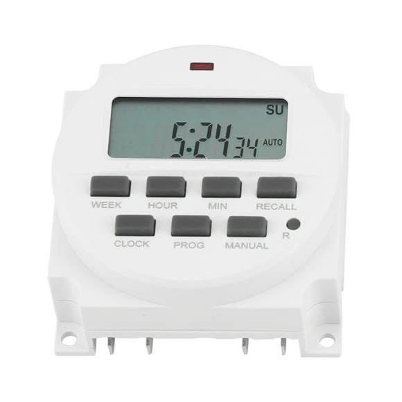 Programmable Control Switch Timer , Electric Durable Digital Timer, For Fans Lights Ventilation Heaters