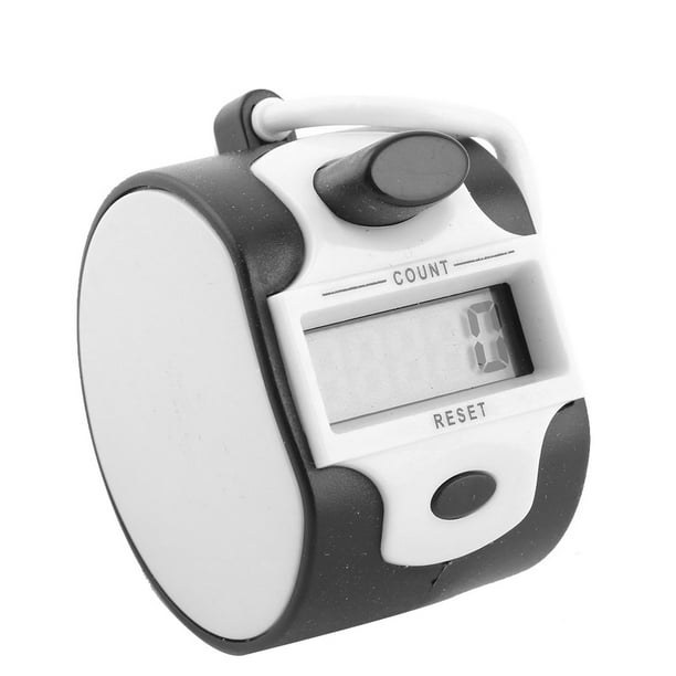 Office Desk Handheld 5 Digit Numbers LCD Display Tally Click Counter