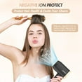 thumbnail image 4 of 2025 Lightweight Blow Dryer – 1875W High-Speed Drying, Includes Diffuser & Styling Nozzle(Grey), 4 of 5