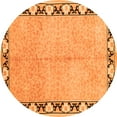 thumbnail image 1 of Ahgly Company Indoor Round Persian Orange Traditional Area Rugs, 4' Round, 1 of 1