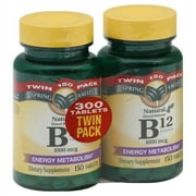 Spring Valley Natural Timed Release B12 Vitamin, 100 Mcg, 300 Count