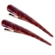 thumbnail image 1 of Pinzas para el cabello, paquete de 2 pinzas grandes de metal con pico de pato y cocodrilo, 1 of 1