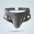 thumbnail image 2 of JUMESGU Men's Jock Strap Athletic Supporter for Men Jockstrap Male Underwear (Grey,M), 2 of 3