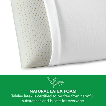 Beautyrest latex pillow with removable cover in multiple sizes Clearance