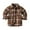 H, variant on Coerni Toddler Big Boys Plaid Button-Down Jackets Kids Flannel Checked Tartan Tops Fall Winter Outcoats Shacket Shirt Baby Top