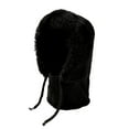 thumbnail image 4 of Linnome Plush Hat and Scarf Integrated Knit Cap Warm Winter Accessory for Cold Weather Daily Use and Outdoor Adventures, 4 of 6