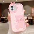 thumbnail image 3 of Funda de teléfono Little Monster para iPhone, carcasa trasera de silicona suave para iPhone 11, 15 Pro Max, 11, 12, 13, 14, Xr, Xs, 6, 7, 8, SE, 2020, 2022, 3 of 5