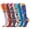 style6, variant on 6 Pairs Compression Socks for Women Man,20-30 mmHg Knee High Compression Socks, Nylon Unisex Compreeion Sport Sock for Athletic, Running(S/M)