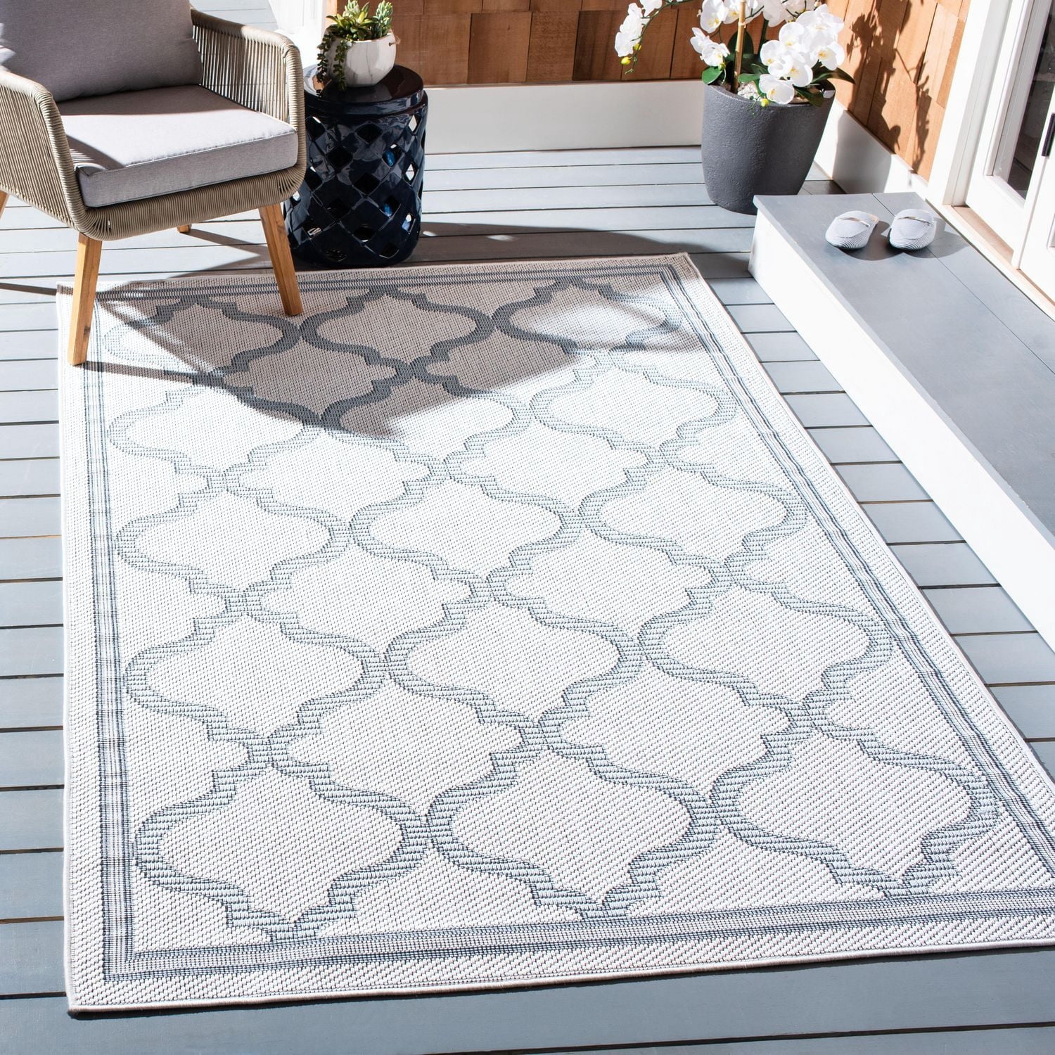 Safavieh Bermuda Corie Tapis Géométrique Extérieur