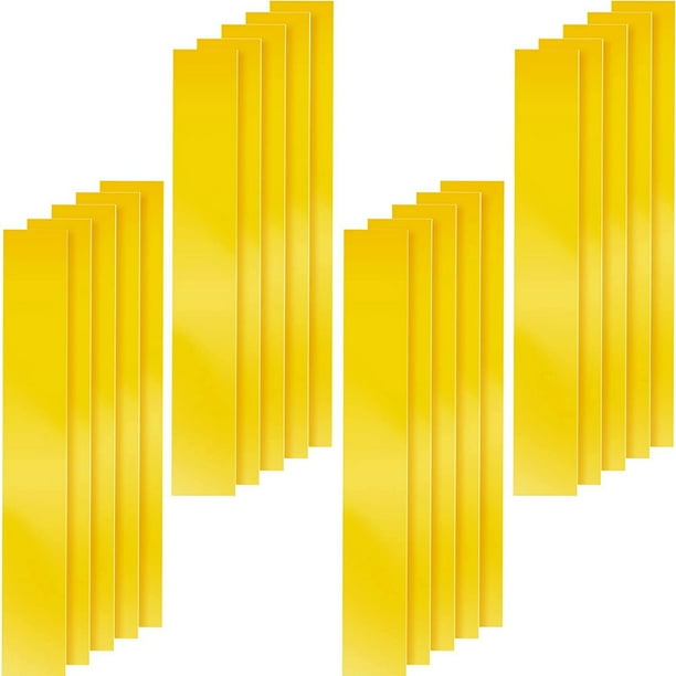 20 Piezas Cinta para Trabajar Madera con Espacio Cero, Cinta Ingletadora para Ingletadora, Mesa, Tiras Adhesivas de PVC, Posicionamiento Corte de Madera