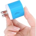 thumbnail image 5 of USB Wall Charger Block,Charging Blocks,6PCS USB Charger Adapter,2.1A Dual Port Fast Charge Charging Station USB Wall Plug iPhone Wall Chargers Block,Blue, 5 of 5