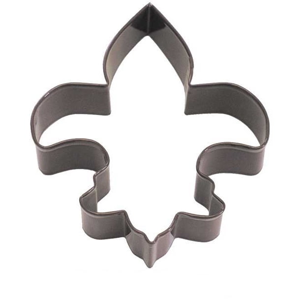 Fleur D Lis Brown 4.5 in Cookie Cutter Pr1141Z R&M