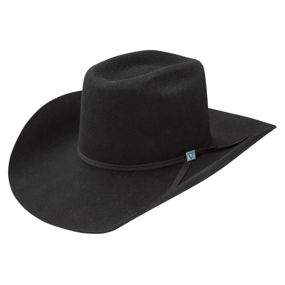 Stetson Black Hawk Crushable Wool Felt Gambler Cowboy Hat  display picture 1