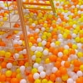 thumbnail image 3 of HLONK 100Pcs Ball Pit Balls Thickened Eco-friendly Smooth Reusable Bite-resistant Hand-on Ability PE Material Macaron Color Pit Balls Kindergarten Toy, 3 of 8