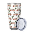 thumbnail image 2 of Fotbe Camp Van Pattern 20 oz Tumbler Stainless Steel Vacuum Insulated Coffee Ice Cup Double Wall Travel Flask Leak-proof Coffee Cup-Without Straw, 2 of 8