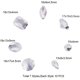thumbnail image 3 of 70 piezas de diamantes de imitación para coser, 7 estilos de piedras preciosas planas, 7 estilos de botones facetados, piedras preciosas transparentes para coser, 3 of 8