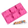 thumbnail image 2 of Silicone Mold 6 Cavity Creative Nonstick Train Cake Mold Baking Mold, 2 of 8
