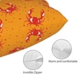 thumbnail image 3 of Fuzoiu Red Crab Print Pillow Case with Hidden Zipper,Pillow Covers,Soft and Comfortable Pillowcase-20"x30", 3 of 6