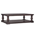 thumbnail image 6 of Weston Home Dunbar Pedestal Coffee Table with Lower Storage Shelf, 6 of 11