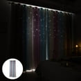 thumbnail image 4 of Cortina opaca para patio Cortina aislante térmica extra larga impermeable sólido a prueba de herrumbre divisor de ojales cortina de bloqueo solar Púrpura Macarena Cortina opaca, 4 of 8