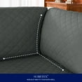 thumbnail image 5 of Subrtex Reversible Sectional Corner Sofa Slipcover L Shape Corner Covers with Elastic Straps (Gray), 5 of 8