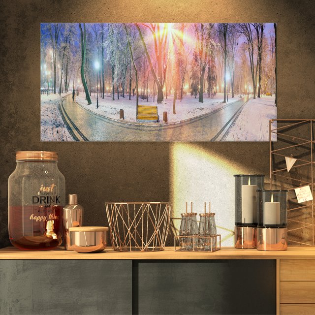 Beautiful Mariinsky Garden View - Landscape Photography Canvas Print