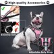 thumbnail image 2 of Conjunto de arnés, collar y correa para mascotas WINSEE Reflective Dog Pink, 2 of 7