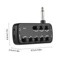 thumbnail image 5 of Bass Amplifier Mini Amp Portable Headphone Bass Amplifier Plug and Play for Electric Bass Musical Instrument 3 Built In Speaker Simulations OTG Internal Recording, 5 of 5
