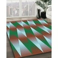 thumbnail image 3 of Ahgly Company Machine Washable Indoor Rectangle Transitional Sienna Brown Area Rugs, 2' x 4', 3 of 7