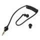 thumbnail image 1 of Radiación anti del tubo de aire del auricular con cable monoaural negro del teléfono móvil en el auricular estéreo del oído, 1 of 5