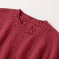 thumbnail image 3 of Aellinatey Women's Oversized Warm Knitted Sweater Long Sleeve Pullover Tops for Autumn, 3 of 9