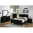thumbnail image 1 of Emelina Philip Black Sleigh Bedroom Set Special King 6 Piece: Bed, Dresser, Mirror, 2 NightStands, Chest, 1 of 1