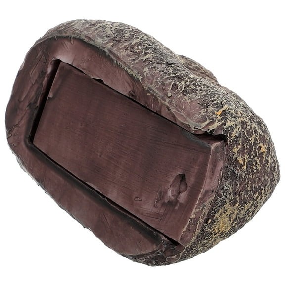 Raindrops Outdoor Key Holder Simulated Stone Secret Hide Box Realistic Stone Secret Hiding Box