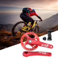 thumbnail image 1 of Juego de bicicletas Crankset MTB shamjiam Aleación de Aluminio Soporte Eje rojo 38t Brazo de manivela de bicicleta plegable, 1 of 7