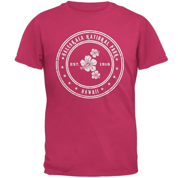 Haleakala National Park Pink Adult T-Shirt - Small