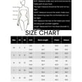 thumbnail image 6 of INSPIRE CHIC Boho Blouses for Women 3/4 Sleeve Notched V Neck Leaves Print Summer Tops S Black, 6 of 6