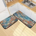 thumbnail image 7 of GZHJMY Kitchen Rugs 2 Piece Waterproof Non Slip Kitchen Mat Japanese Flowers Kitchen Rug Set for Sink Office Kitchen Cafe, 19.7"x47.2"+19.7"x27.6" Carpet Runner, 7 of 7