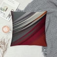 thumbnail image 2 of Nawypu  Throw Pillow Covers Modern Abstract Wine Red Stripes Gray Black White Acrylic Bold Grey Decorative Pillow Cases Home Decor Square Pillowcases, 2 of 5