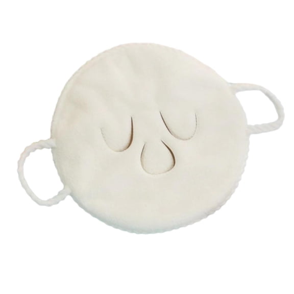 Cold Hot Compress Towel,Reusable Spa Towels 3 Holes Ear Hanging Breathable Face Skin Care Towel for Relaxation