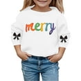 thumbnail image 3 of Kiijoy Big Girls Christmas Sweatshirt Soft Cozy Pullover Casual Crewneck Sweatshirt, 3 of 3