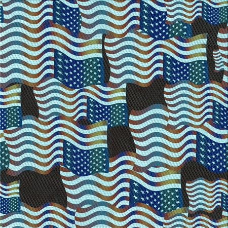 

Ahgly Company Indoor Square Patterned Northern Lights Blue Area Rugs 4 Square
