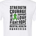 thumbnail image 4 of Inktastic Mental Health Awareness Strength Support Love T-Shirt, 4 of 5