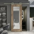 thumbnail image 1 of Wood & Hart 37" Reflex Mirror Barn Door, 1 of 5