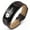 Dark Brown, variant on Metaljc Leather Medical Alert ID Bracelet for Men, Engraved Eliquis, Adjustable 6.1-8.1 in
