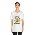 thumbnail image 4 of Always Be Kind Sunflower Sumer Gnomes Unisex Jersey Short Sleeve Tee, 4 of 12