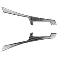 thumbnail image 3 of Car Center Console Panel Both Side Frame Trim Cover Sticker F Style Bezel Strip Carbon Fiber For Infiniti Q50 Q60 2014-2019, 3 of 3