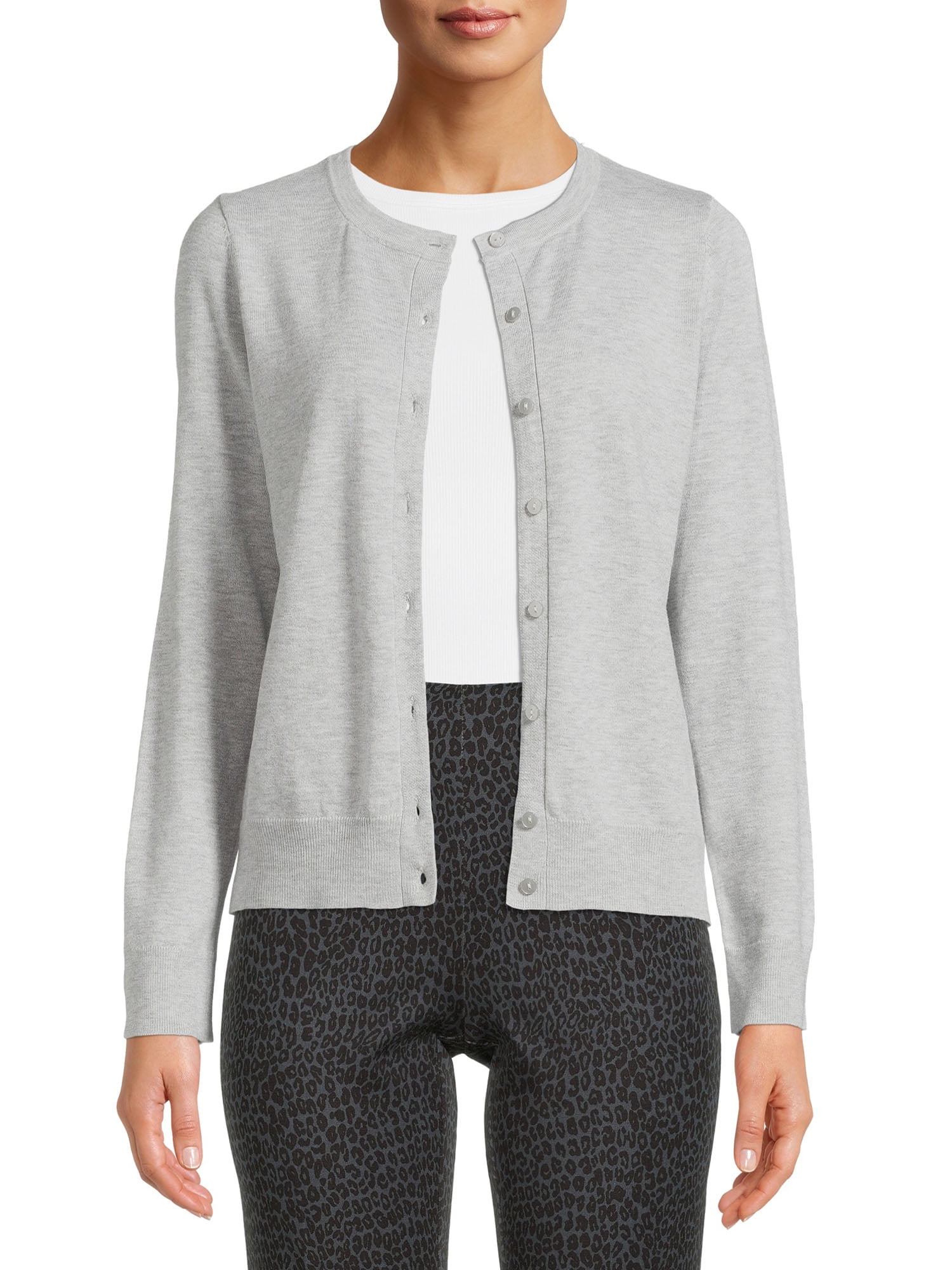 Tru Women's Everyday Cardigan Sweater 