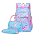 thumbnail image 1 of MesaSe  Student Backpack Bow Print Waterproof Smooth Zipper Bookbag Handbag Pencil Bag for Primary School Students, 1 of 10