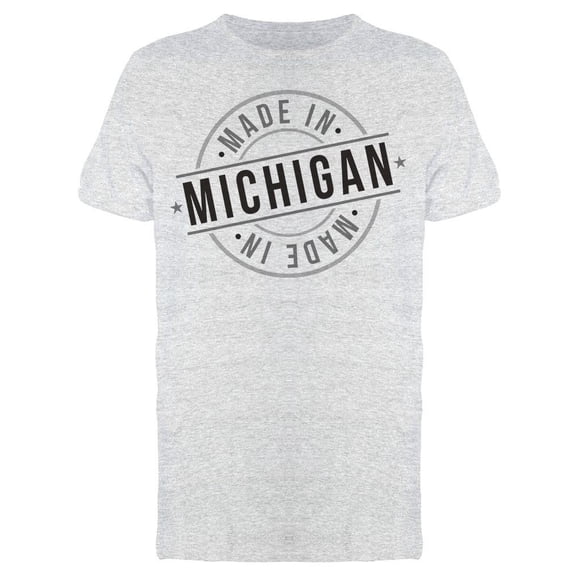 Made In Michigan Graphic Tee Men's -Image by Shutterstock