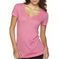 thumbnail image 1 of Triblend de mujer Deep V VINTAGE PINK S Ropa de siguiente nivel 6740, 1 of 1